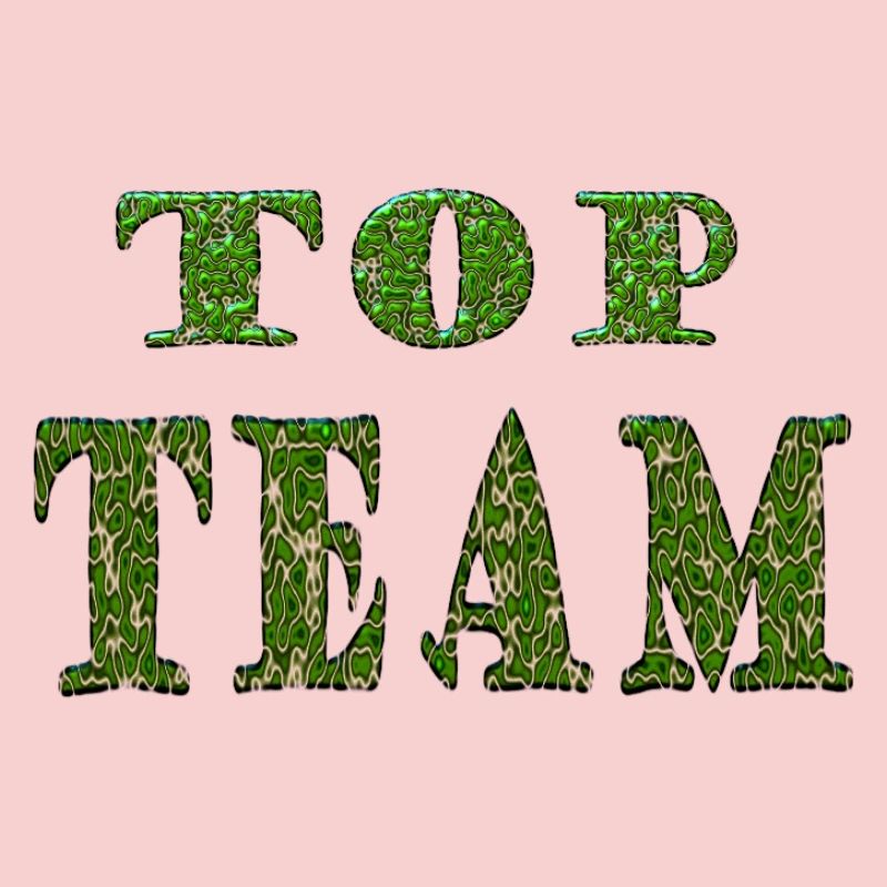 Top Team Green Pattern Texture
