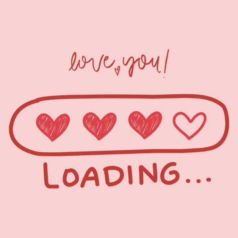 Herz-Loading Liebe