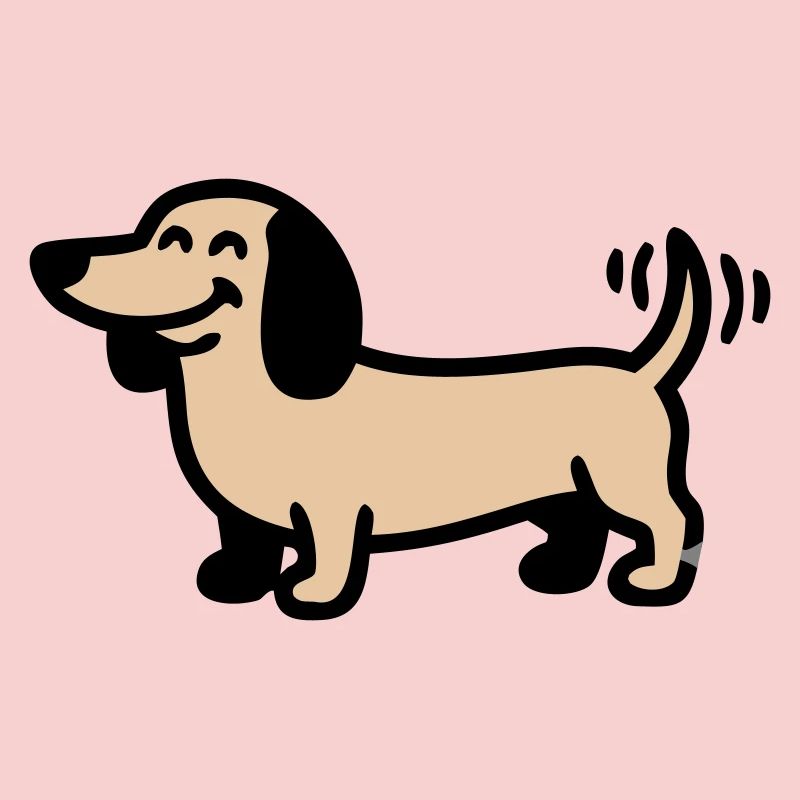 Comic du Chien Teckel Joyeux