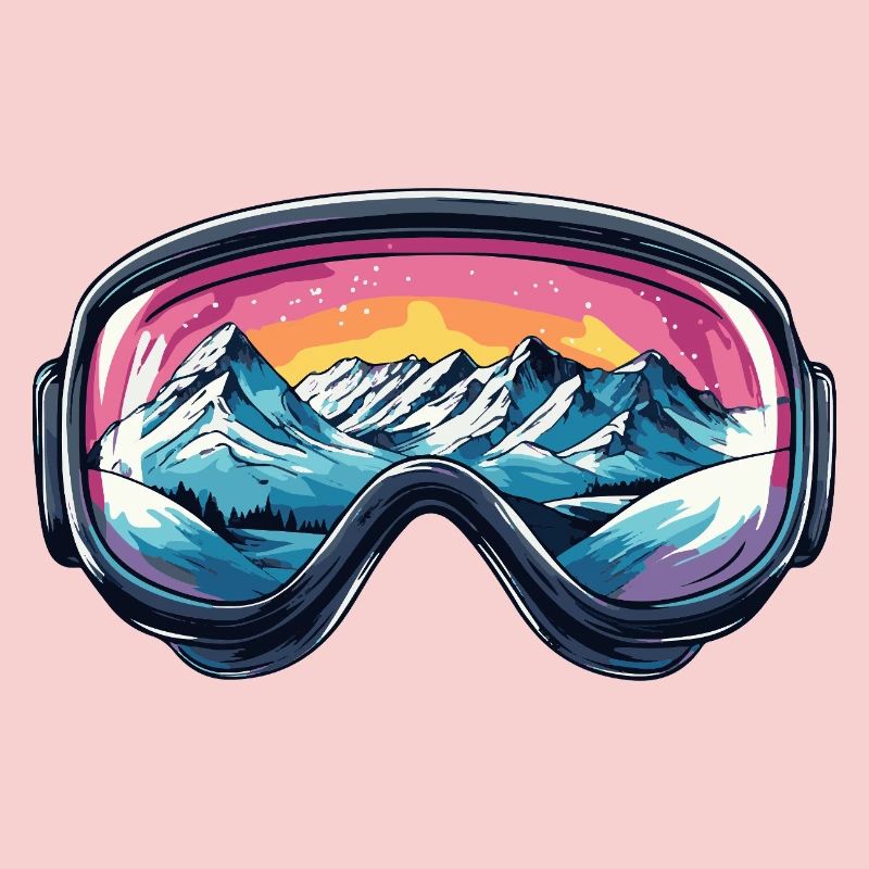 Ski Goggles Mountains Ski