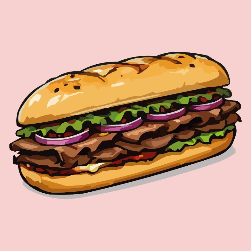Illustration de sandwich