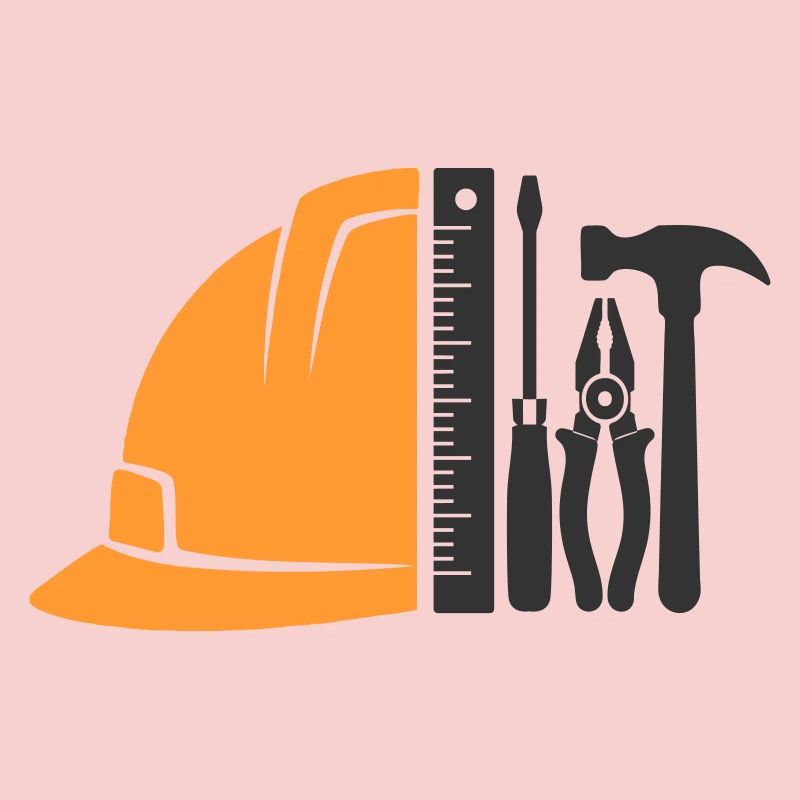 Tool & Construction Helmet – Craftsman Logo