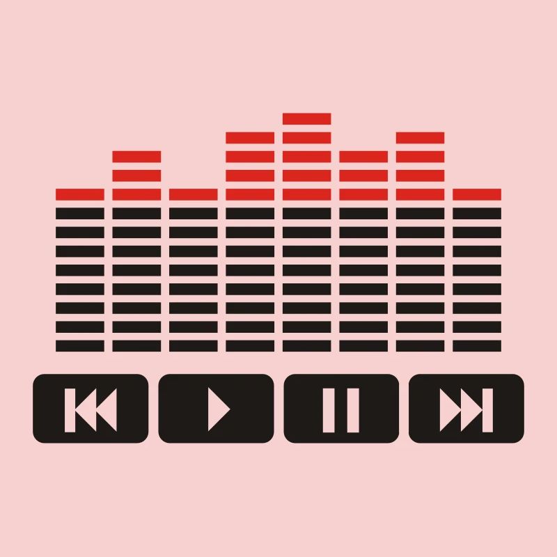 Equalizer audio player dj