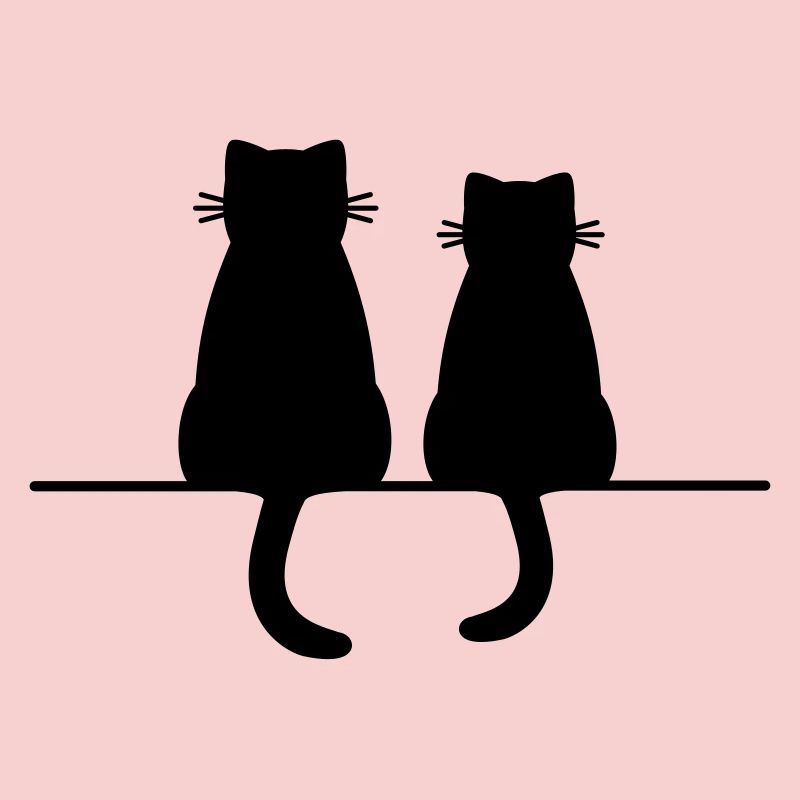 Cadeau d'amour d'amitié de chat de chats de chat