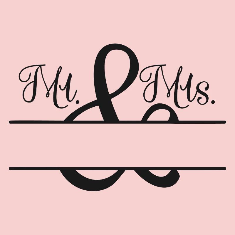 Mr. & Mrs. + Name to customize