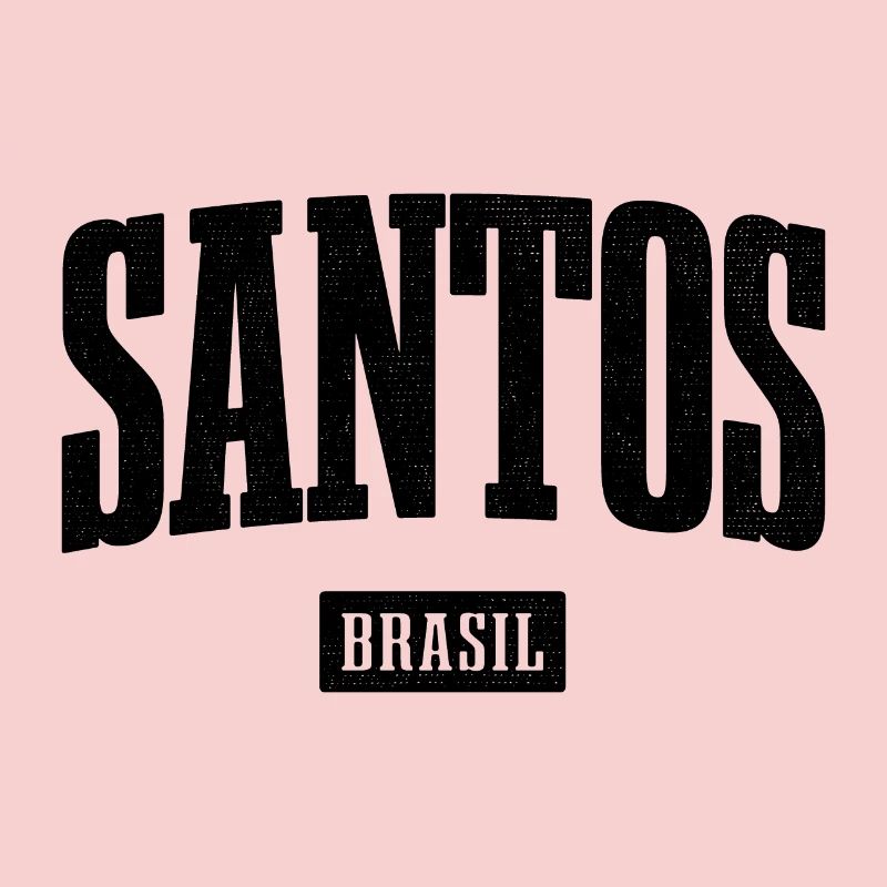 Santos Brasil Bold Lettering