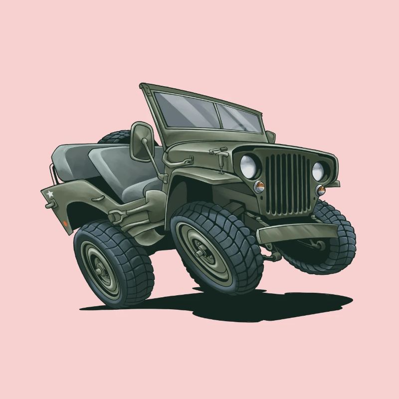Willys MB Offroader 4x4 Millitary Oldtimer Us Army