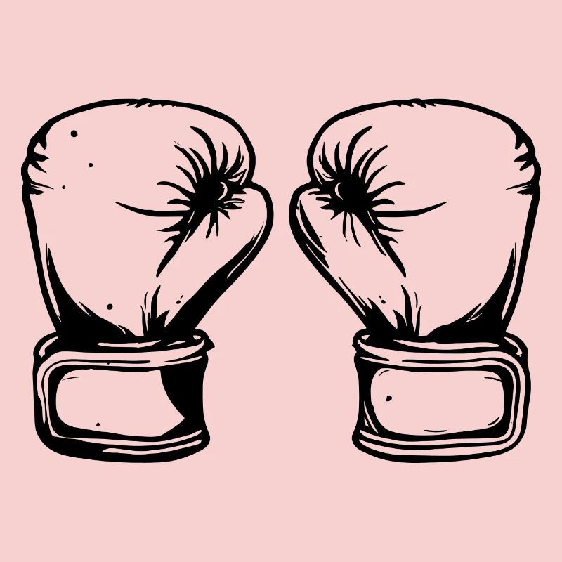 Dessin de gants de boxe