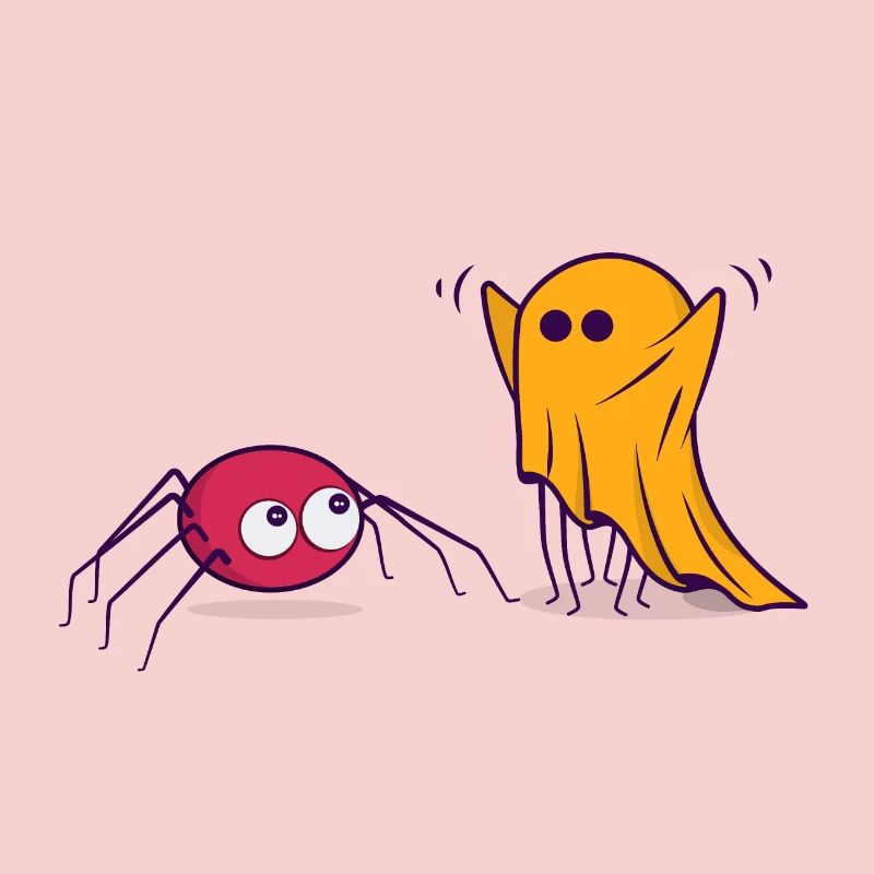 Halloween Spinne Geist Comic Cartoon Comic