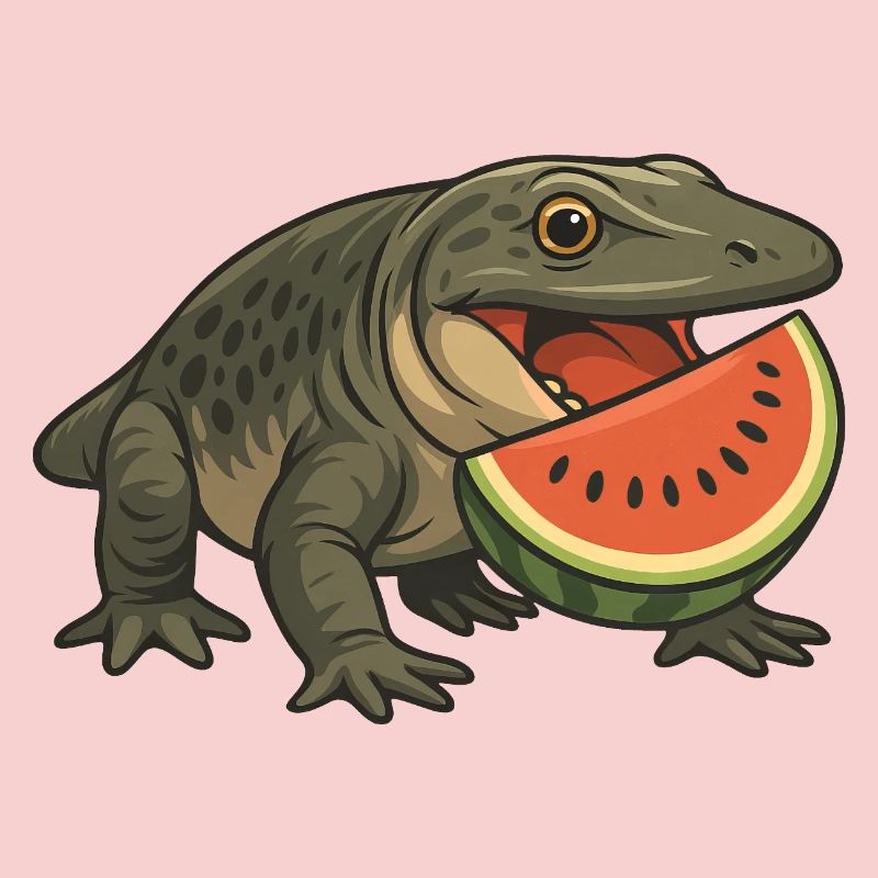 Primeval Amphibian Evolution Cartoon Melon