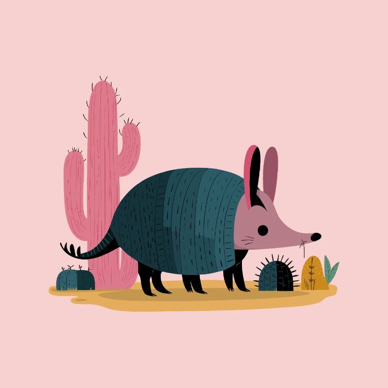 Gürteltier – Cactus Vibes