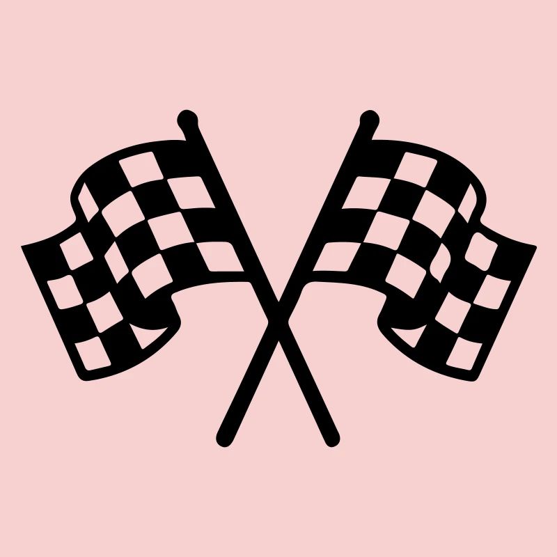Icône du drapeau de course