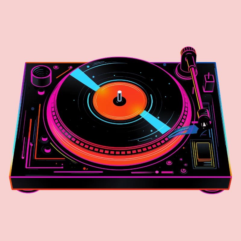 Disk Jockey Turntable Steamwave