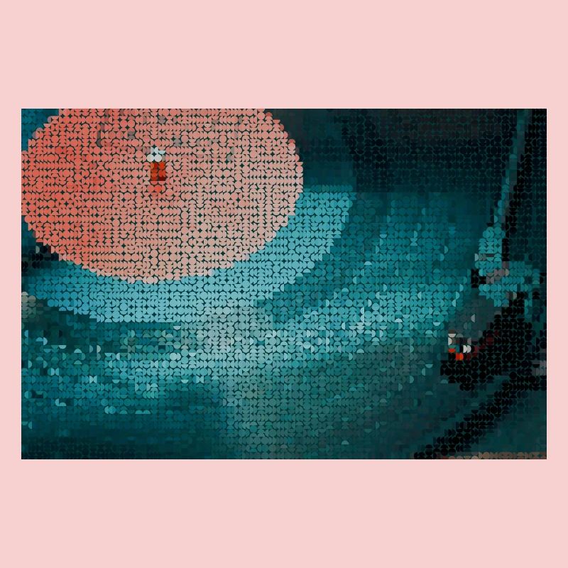 Neon Mosaic Turntable Night Colors