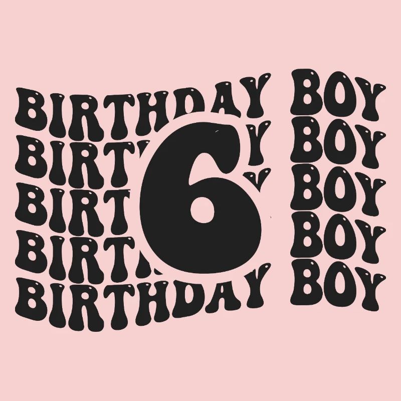 Garçon Anniversaire 6 Ans