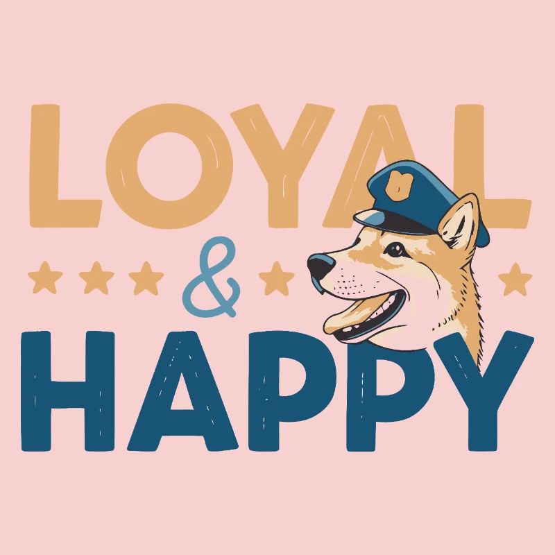 Loyal & Happy Graphic