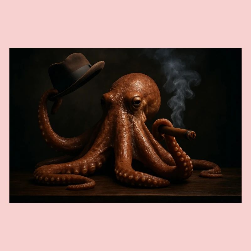 Octopus Tuxedo Chic Hat