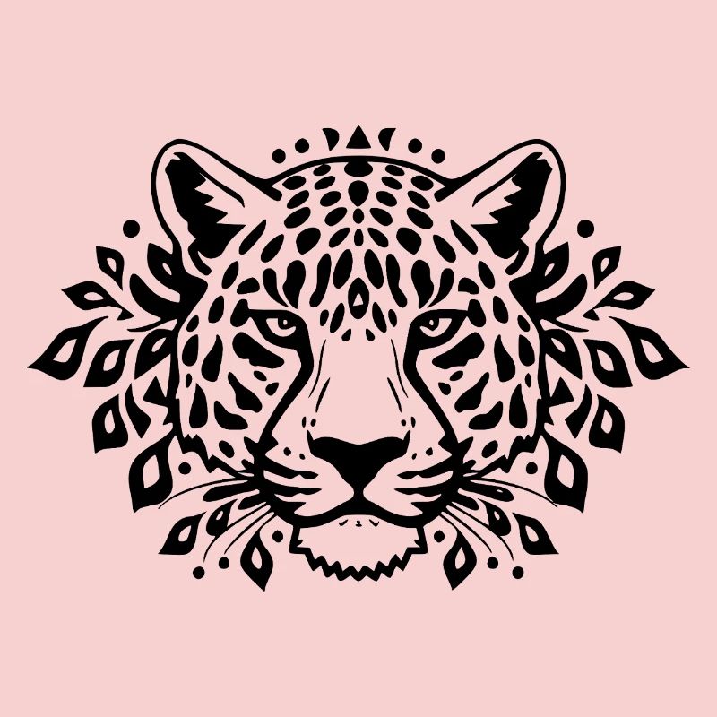 Leopard schwarz schwarzer Leopard 