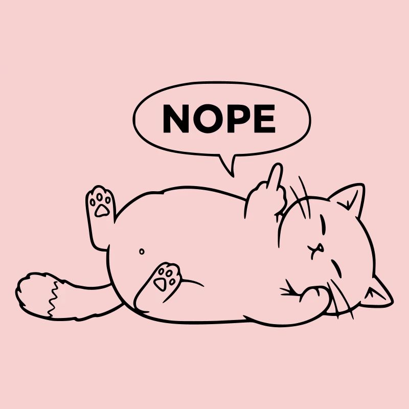 Chat non | Déclaration sarcastique de chat