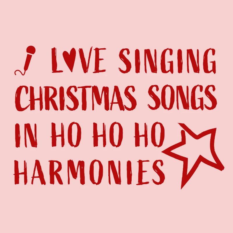 J’adore chanter des chansons de Noël en harmonies Hohoho