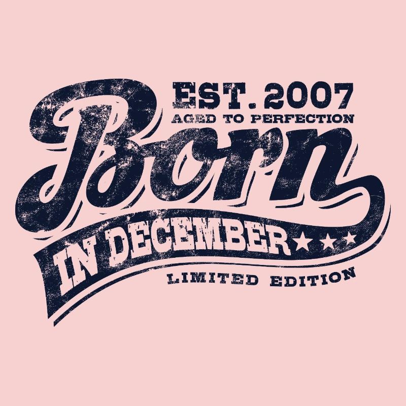 Born in December 2007 - Geburtstag - Geschenk