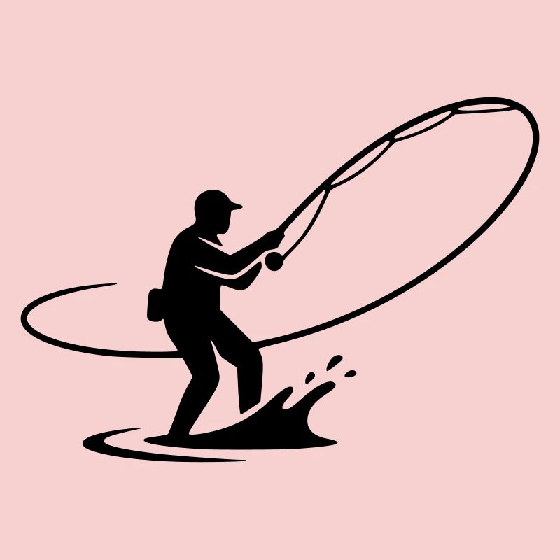 Dynamic Angler Casting Rod Vector