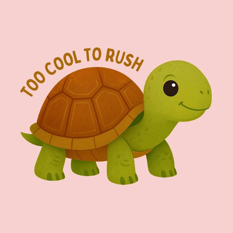 Too Cool To Rush Turtle