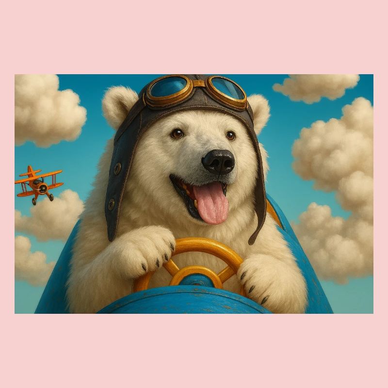 Aviator Dog begibt sich auf ein Abenteuer
