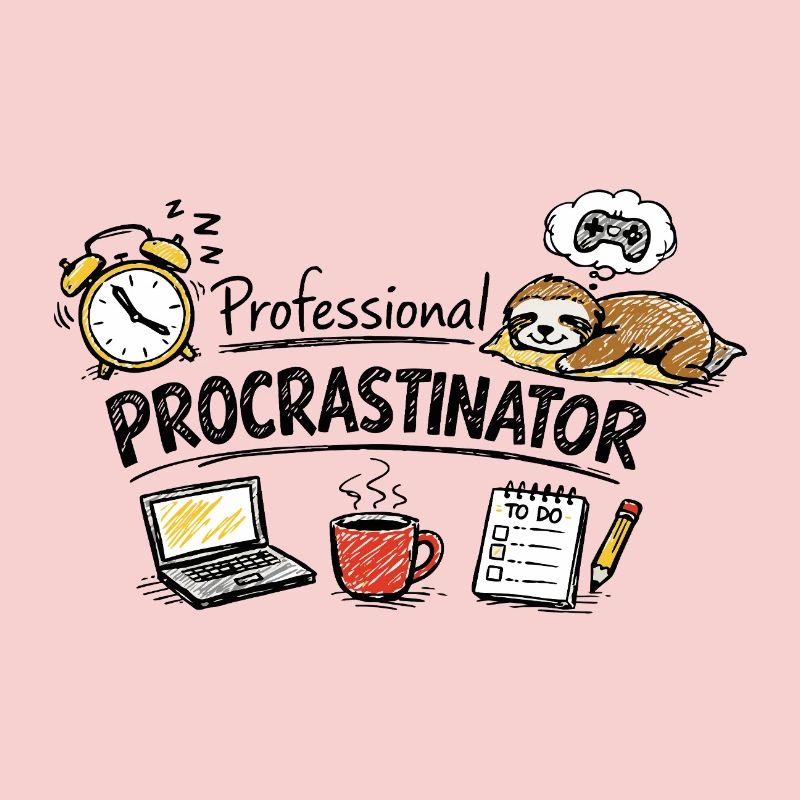 Professional Procrastinator – Sloth Office Humor