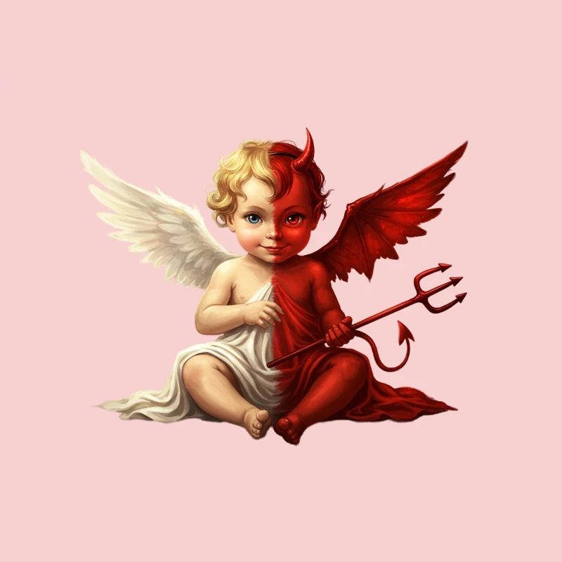 Dual Angel Devil Cherub