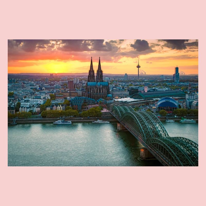 Cologne Cathedral in the evening light