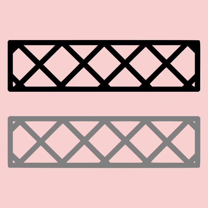 Fence Grid Pattern Frame