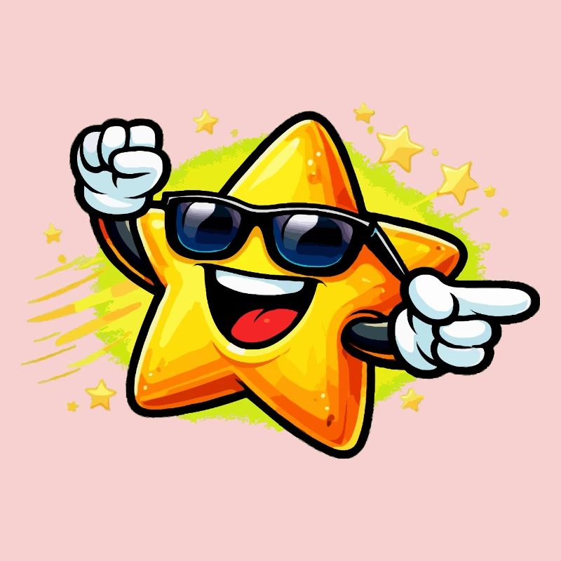 Sunny Star mit Sonnenbrille