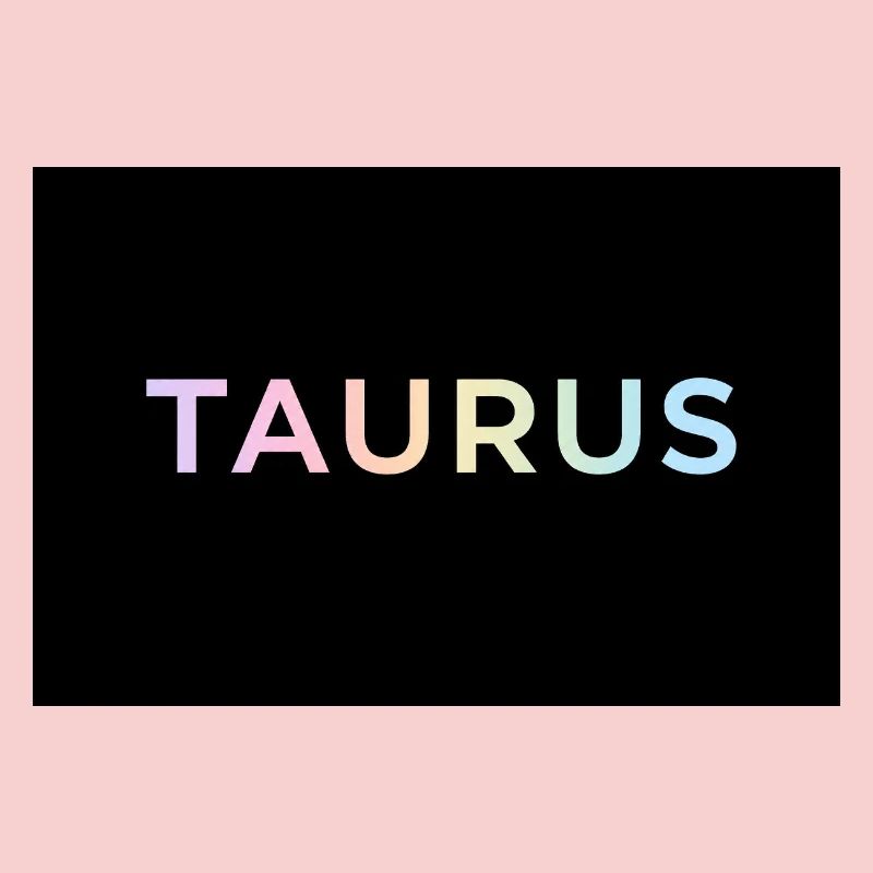 Taurus Gradient Typography