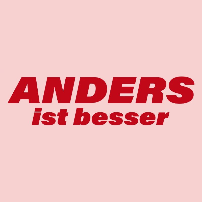 DIFFÉRENT, C’EST MIEUX