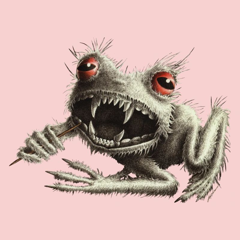Werfrosch - Frog with toothpick