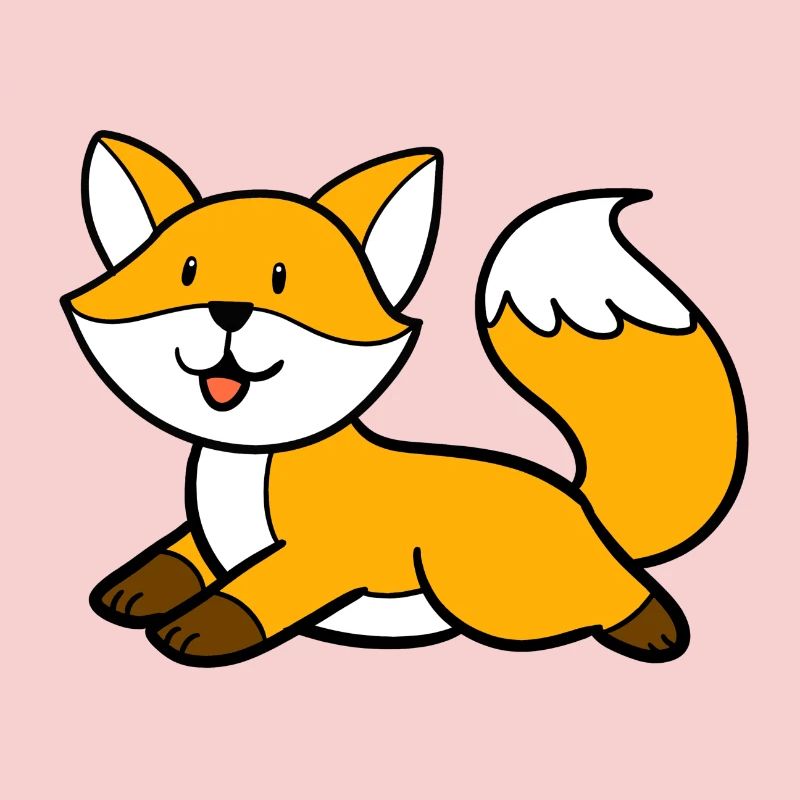 Lying fox