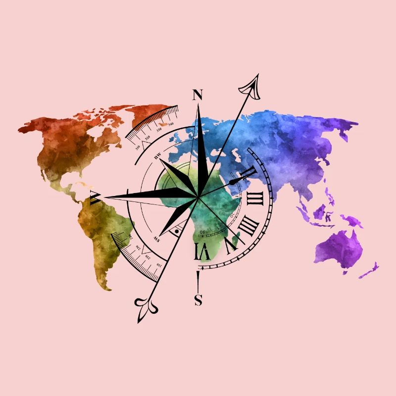 Boussole globe-trotter