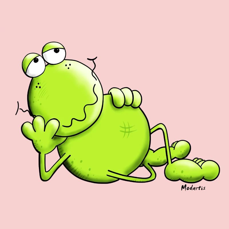 Funny Dreamy Frog