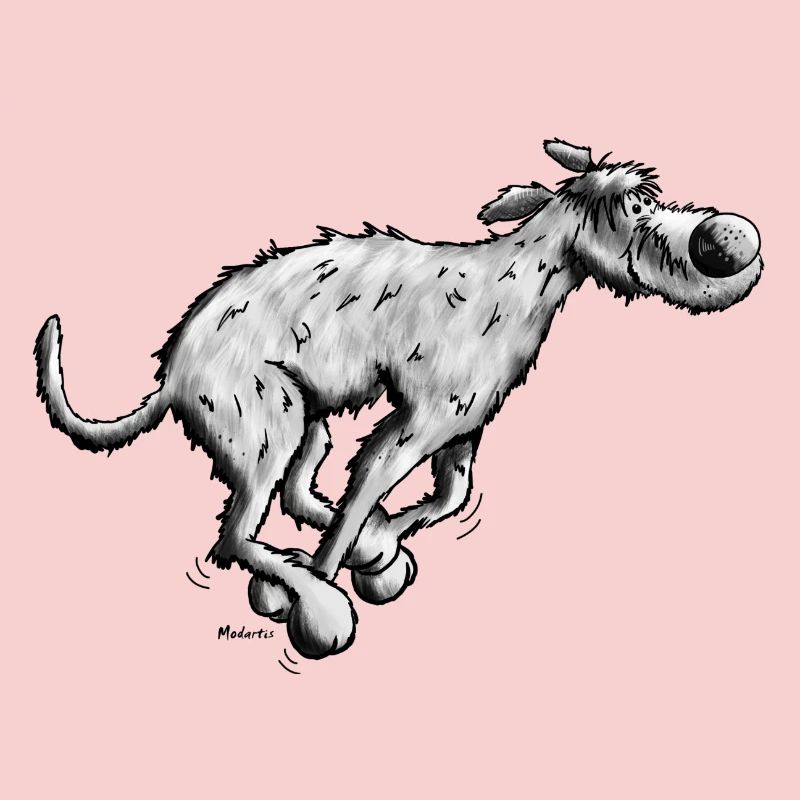 Running Irish Wolfhound