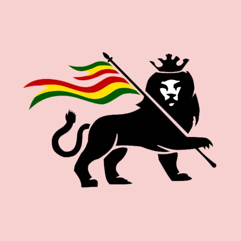 Lion drapeau Rasta