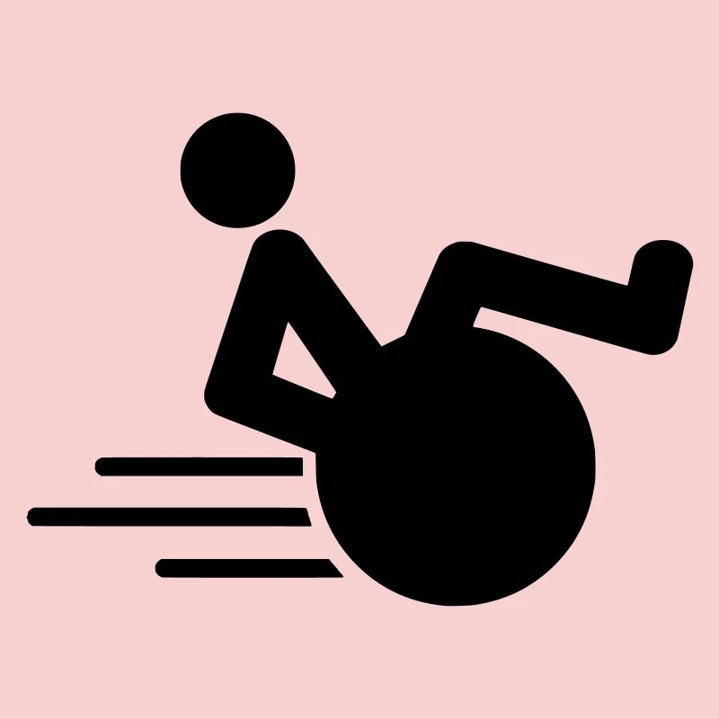 Wheelie avec fauteuil roulant représente l’agilité *