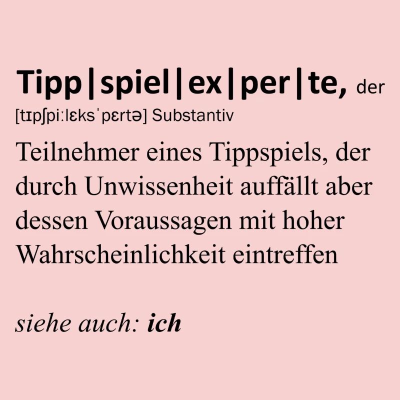 Tippspielexperte, der