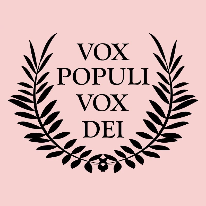Latin phrase Vox populi vox dei