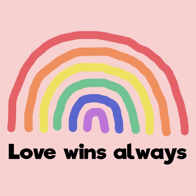 Frieden Liebe Regenbogen Statement Weltfrieden