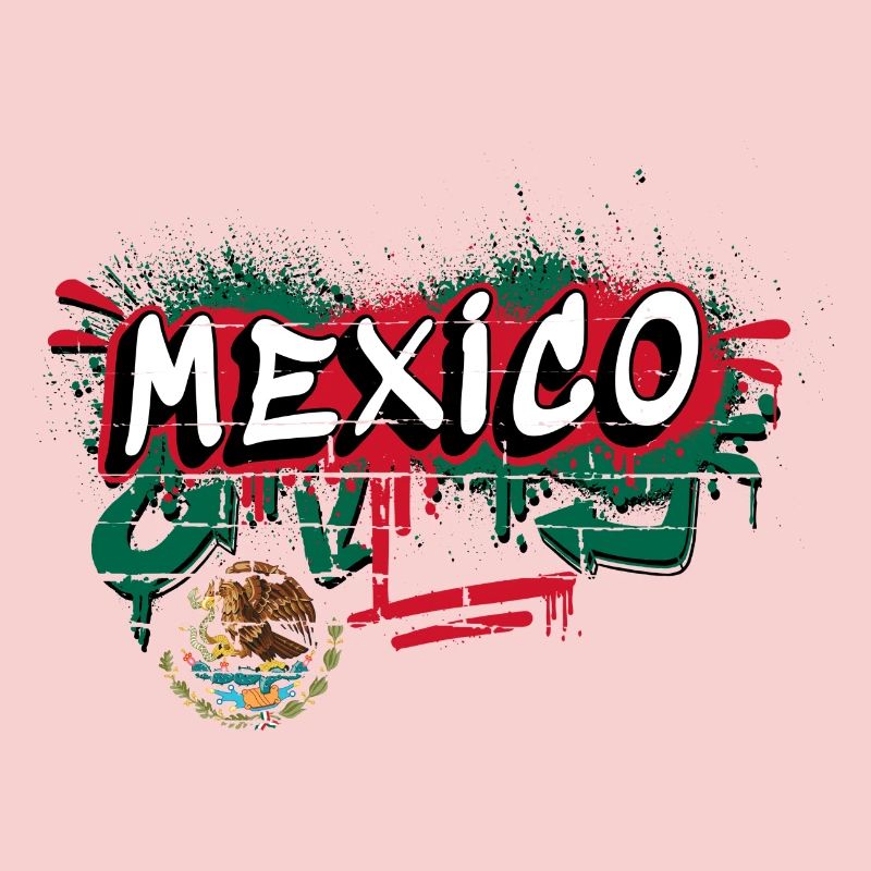 Design de graffitis sur le drapeau