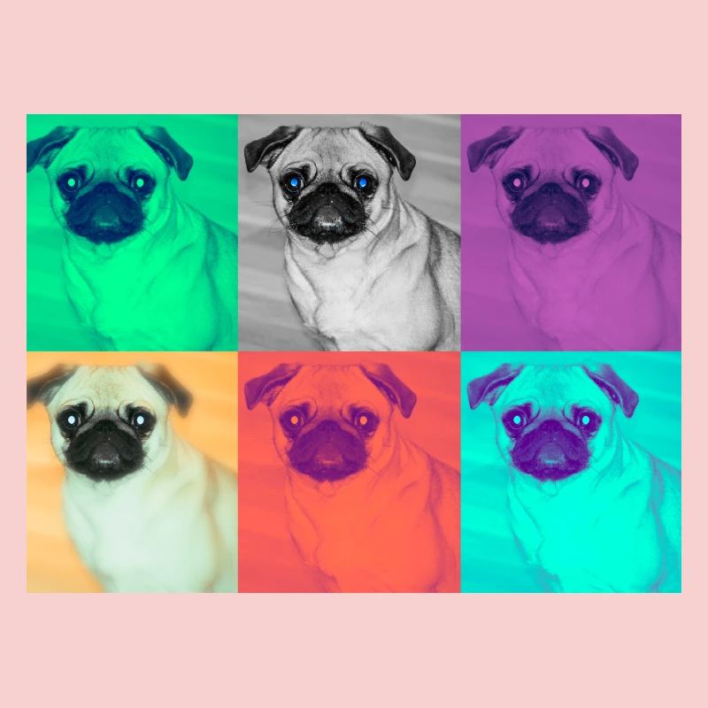 Pop Art Conception de chien