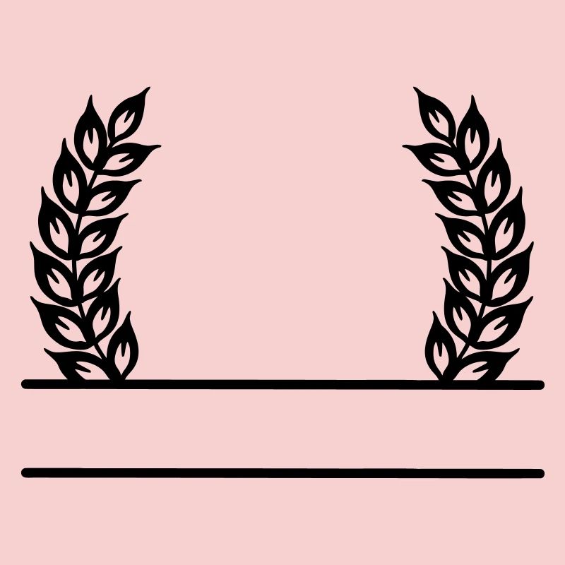 Grain Wreath Name Banner