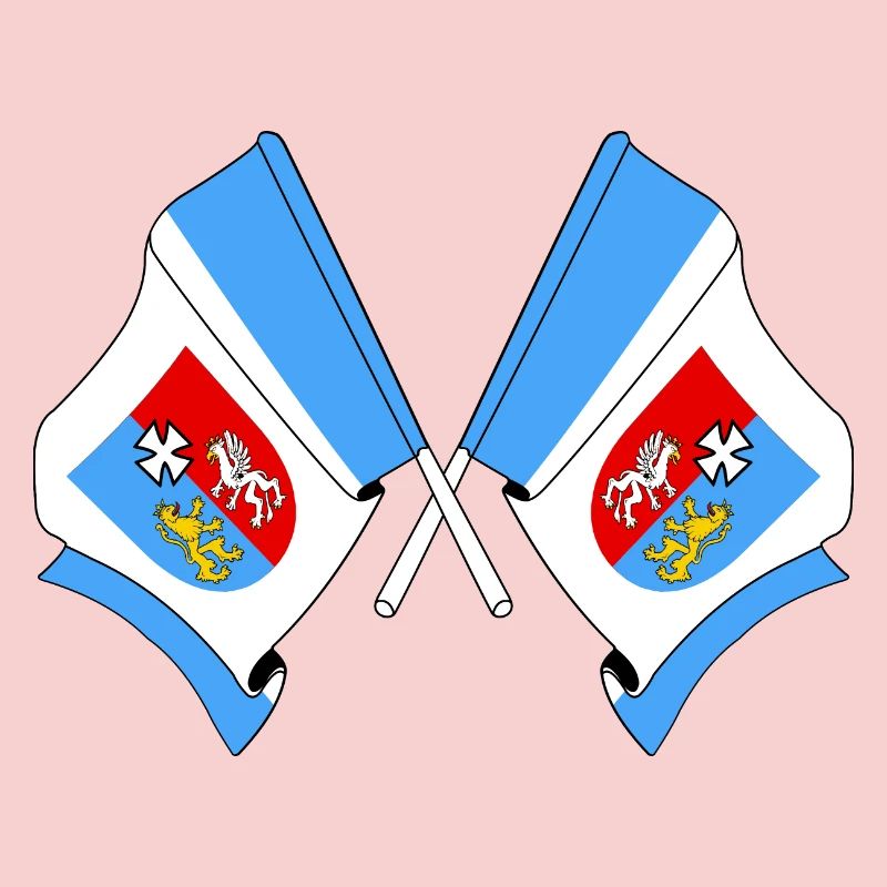 Two flags Subcarpathia
