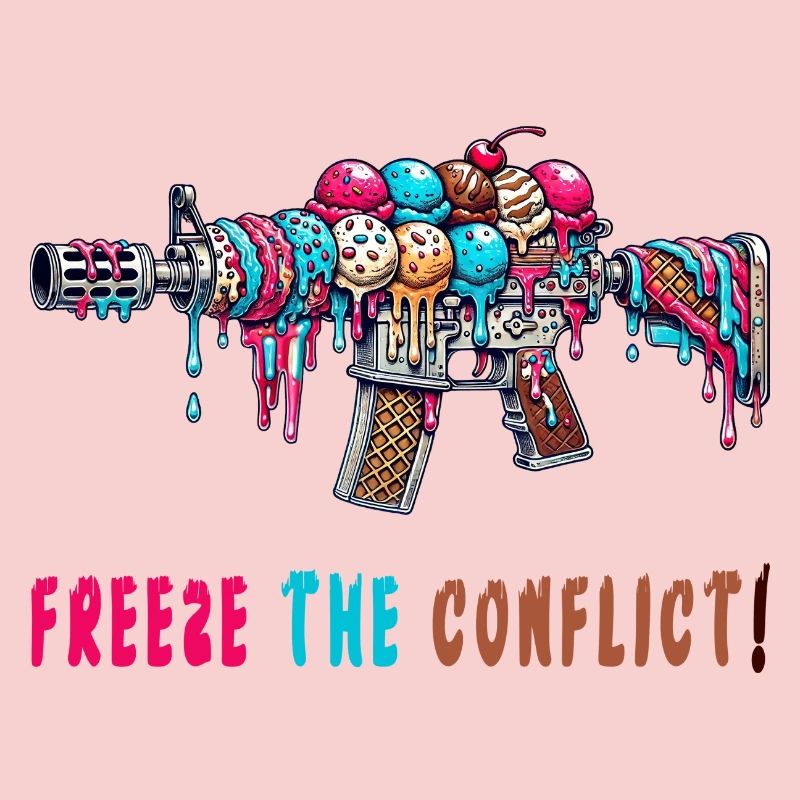 Konflikt eingefrieren Eiscreme